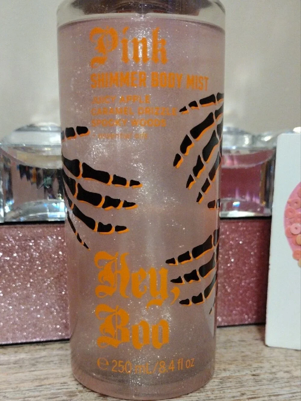 PINK Victoria's Secret Hey,Boo 👻 Shimmer Body Mist ✨ 🆕